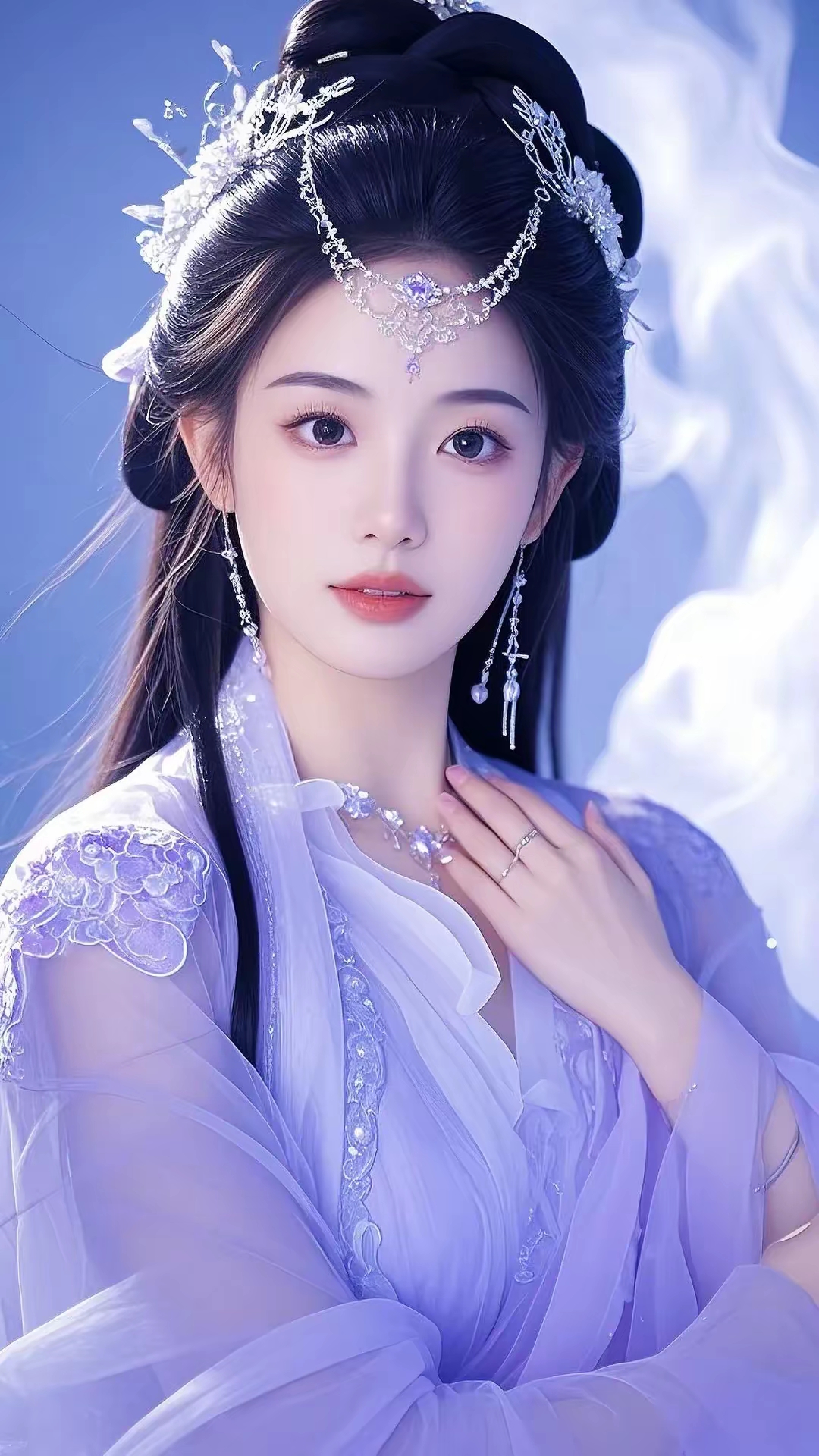 捕捉到仙女本仙,气质如兰,美得不可方物,仿佛从古风画卷中走出,让人