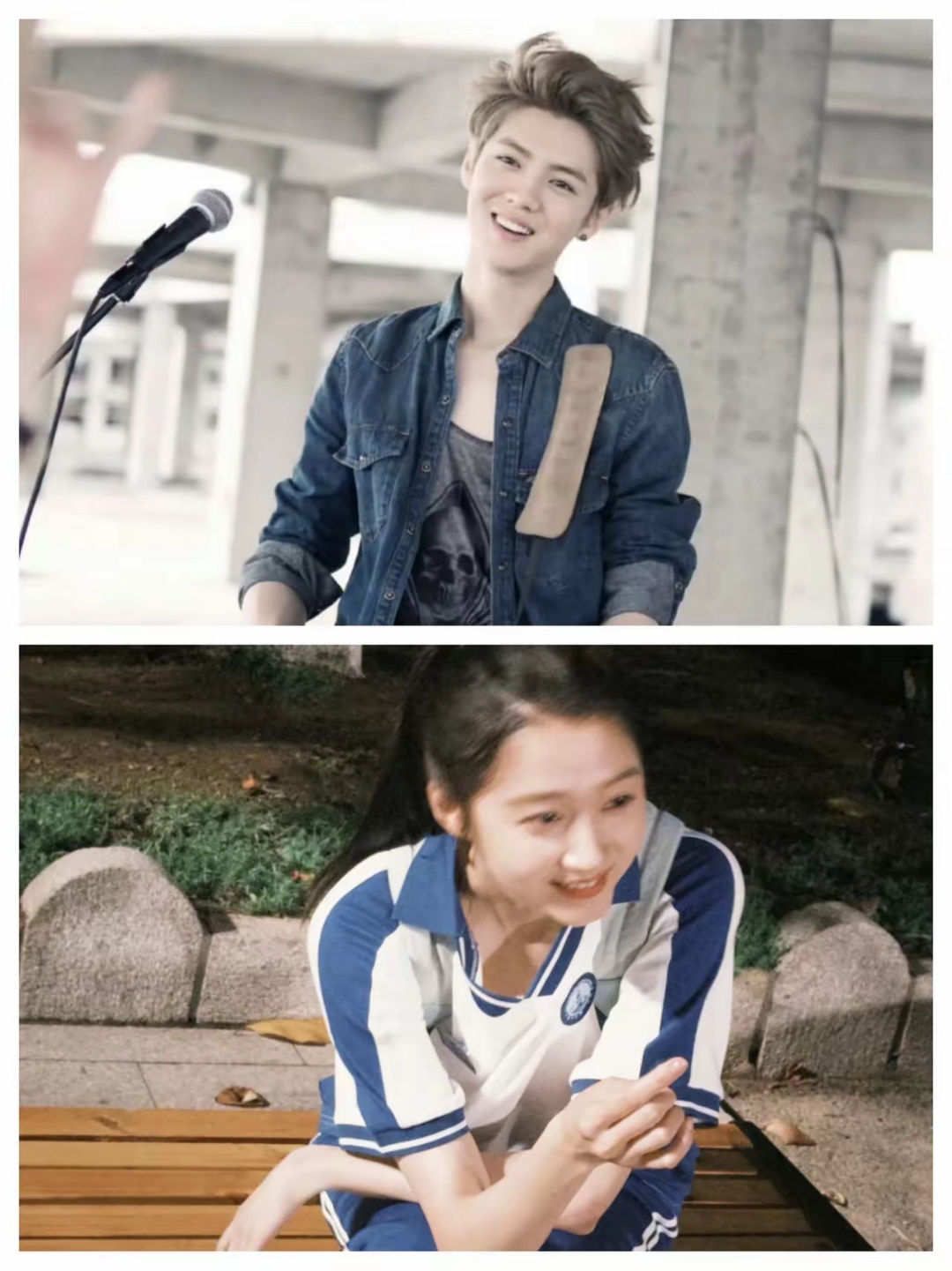 鹿晗要不你还是"重返二十岁"吧, 并不是说你不帅了, 而是看到关晓彤的