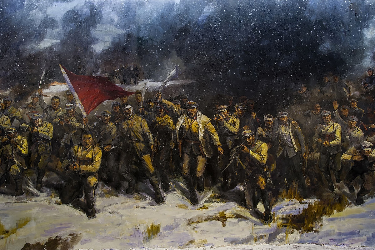 雄师列阵山河壮