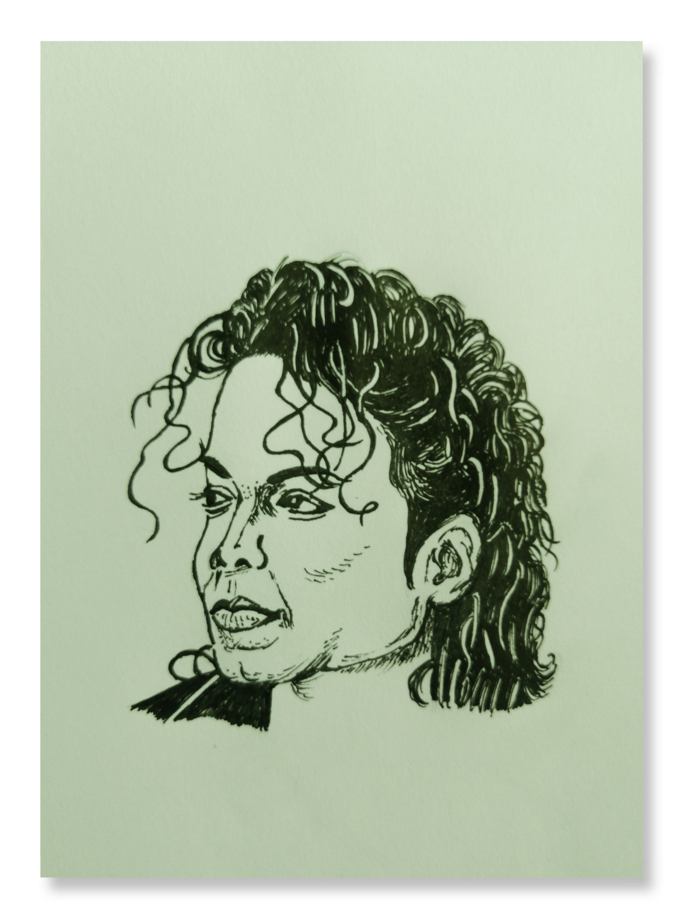 一组钢笔人物肖像画(白头翁临摹作品)