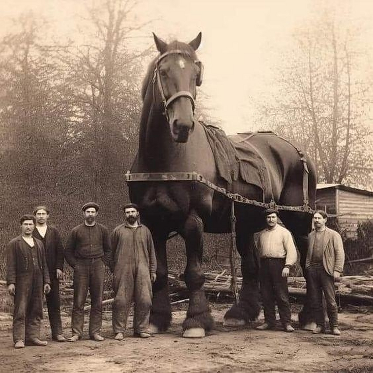 19世纪末欧洲超级重型挽马