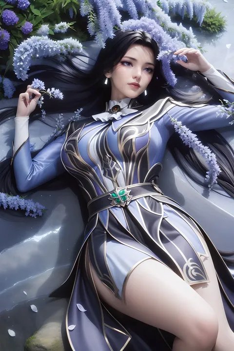 斗罗大陆2,炎炎夏日,来一个冰系女主凌落宸  蓝光中的仙女,清新脱俗