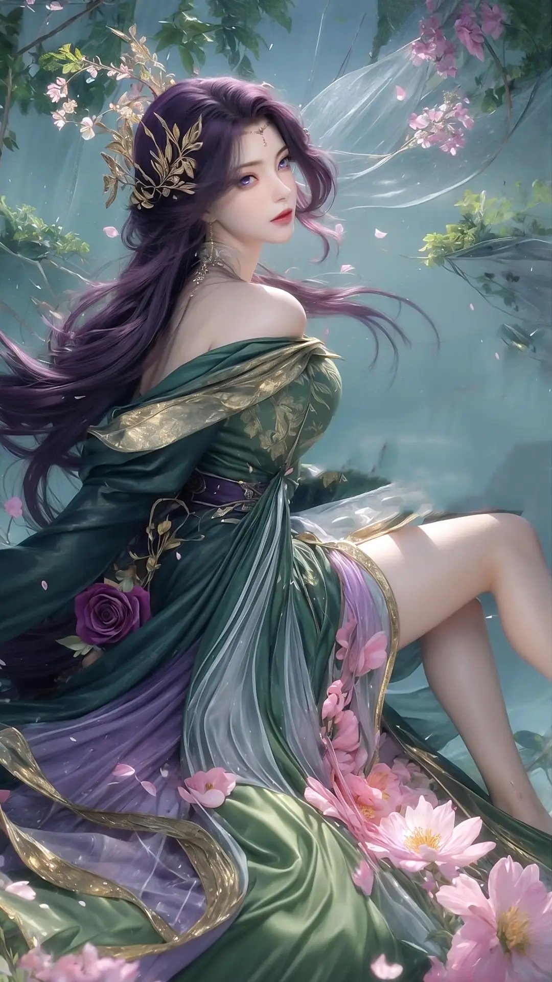 端午安康,浓情粽意  💫梦幻般的女性角色,宛如古代传说中的仙女降临