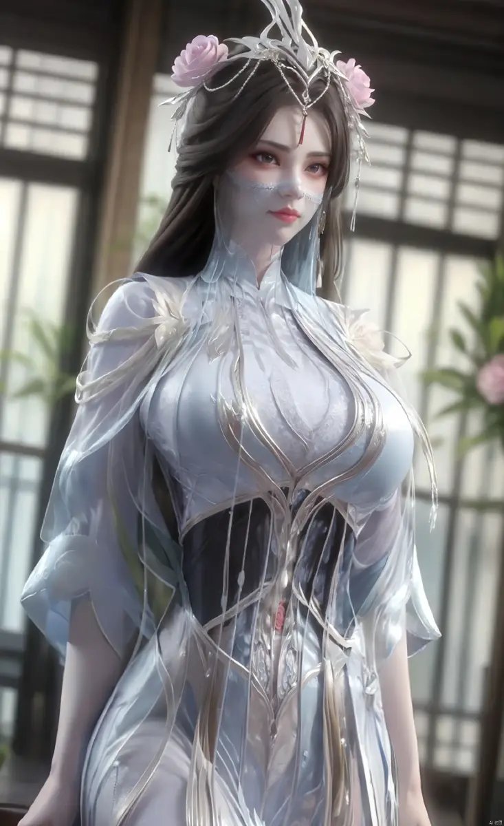 带面罩的都是狠人 神秘高贵女神降临!这位女性角色简直美到窒息!