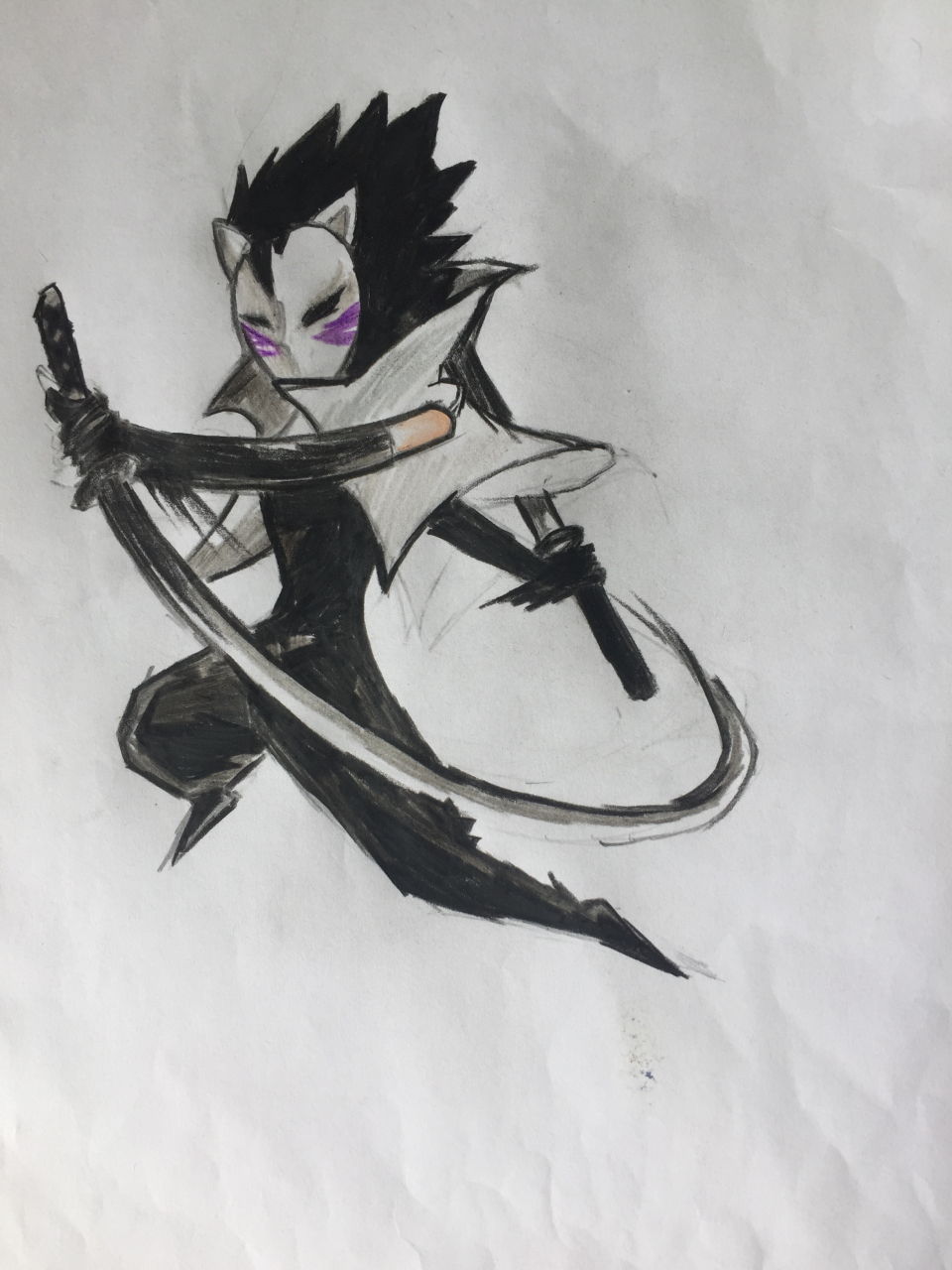 忍者必须死3苍牙手绘