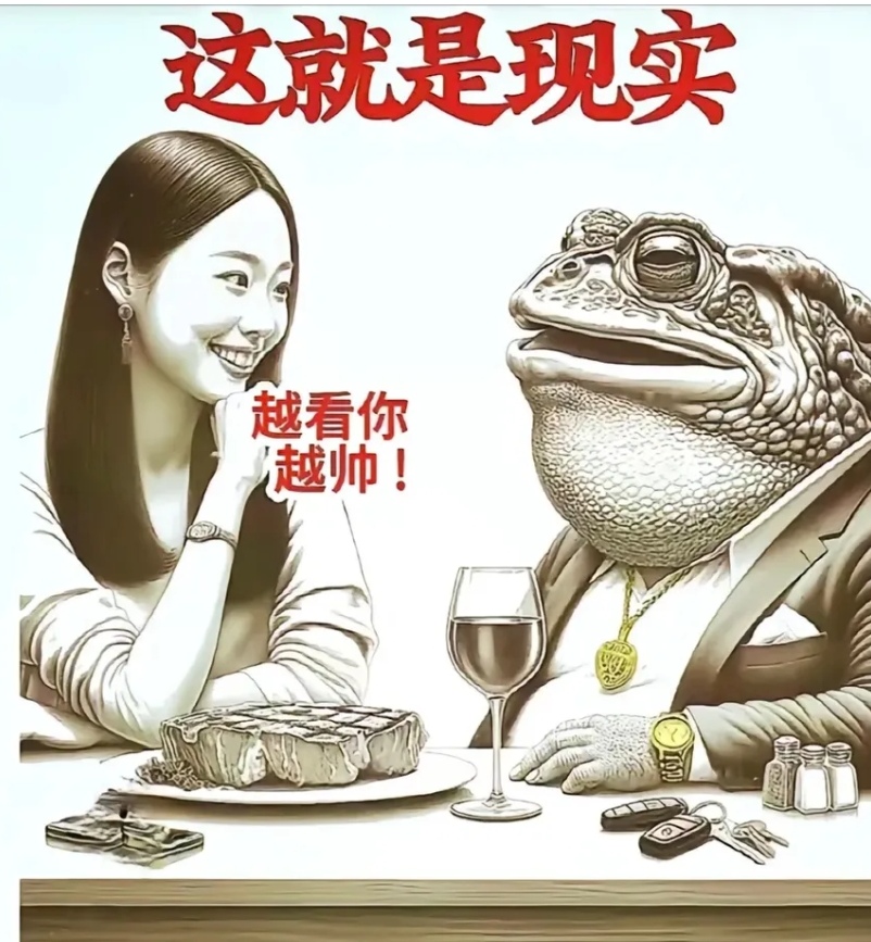 现实就是这么魔性,越看你越顺眼! 家人们,现实可太"双标"了!