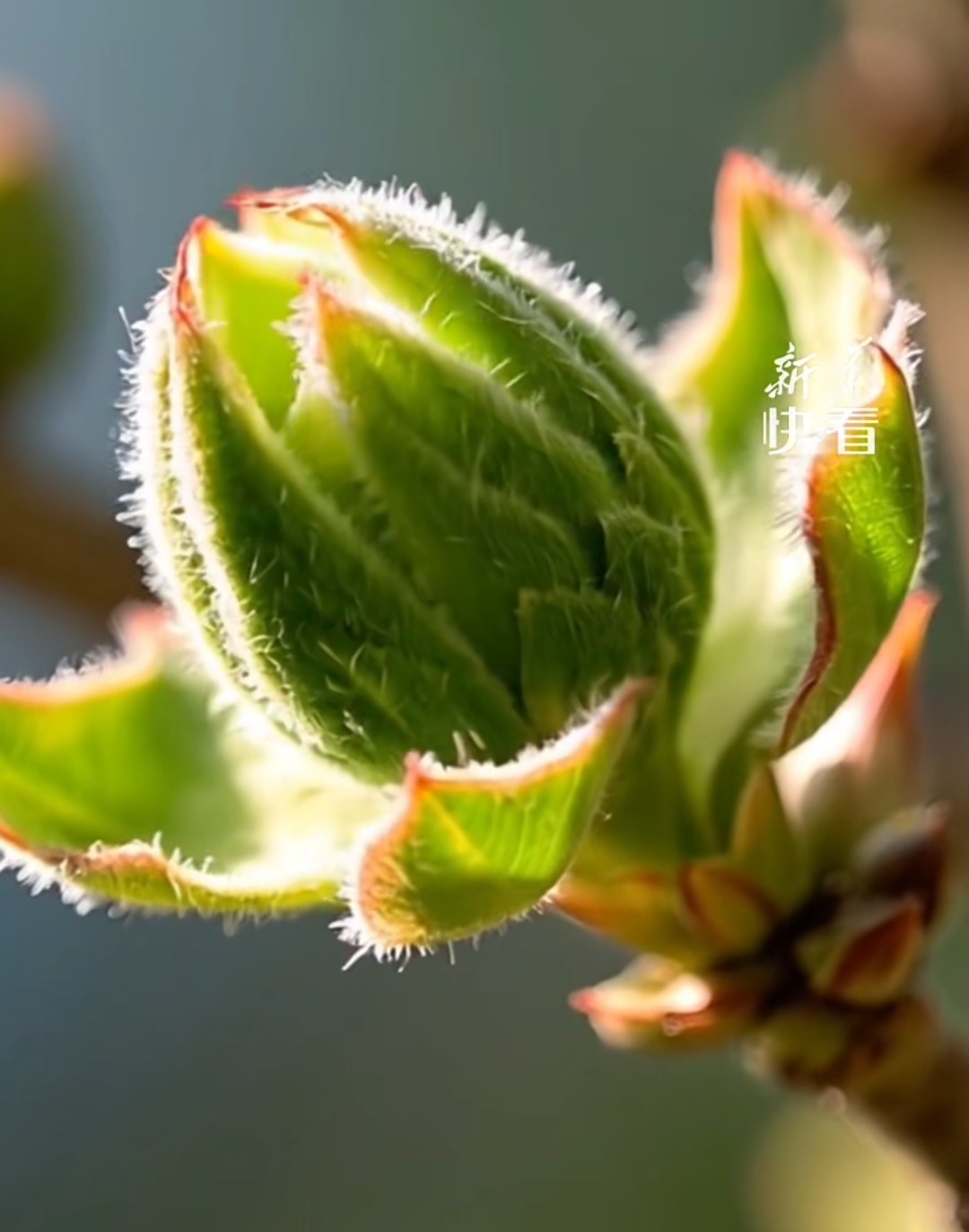 菩提花开啦!这花就像春天派来的"幸运使者",毛茸茸的样子超萌