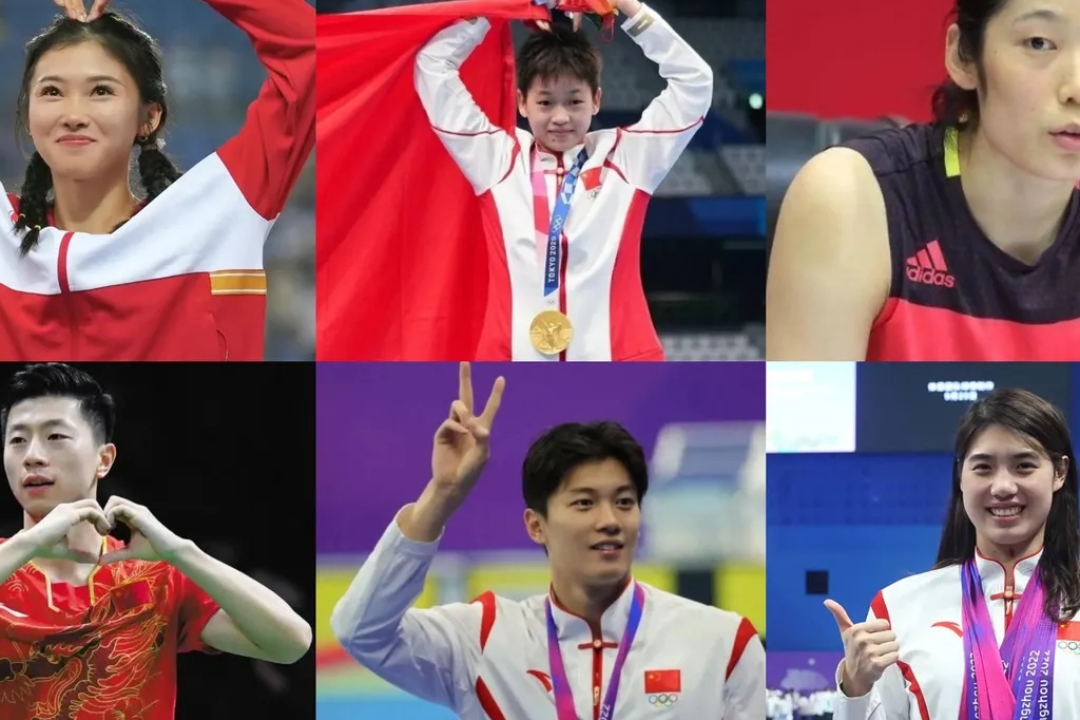 巴黎奥运会中国体育代表团旗手,必定从这六位运动员