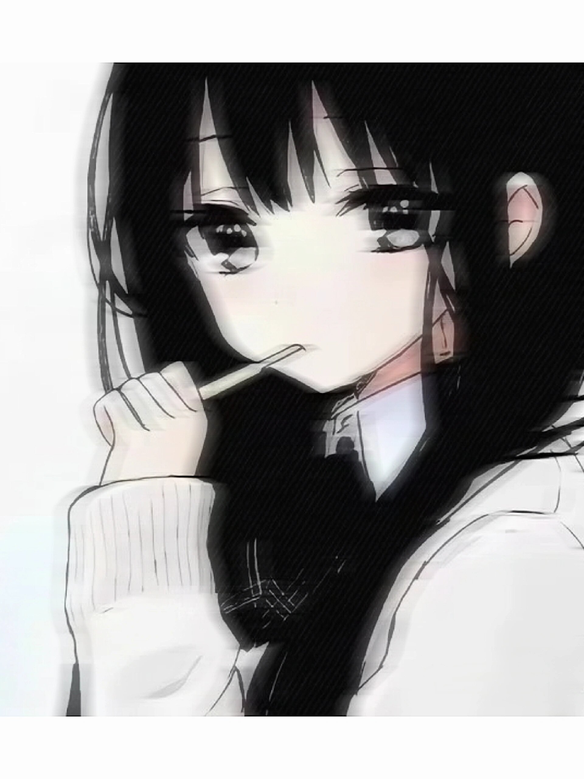 黑色系动漫女头来啦!拿图吱一声