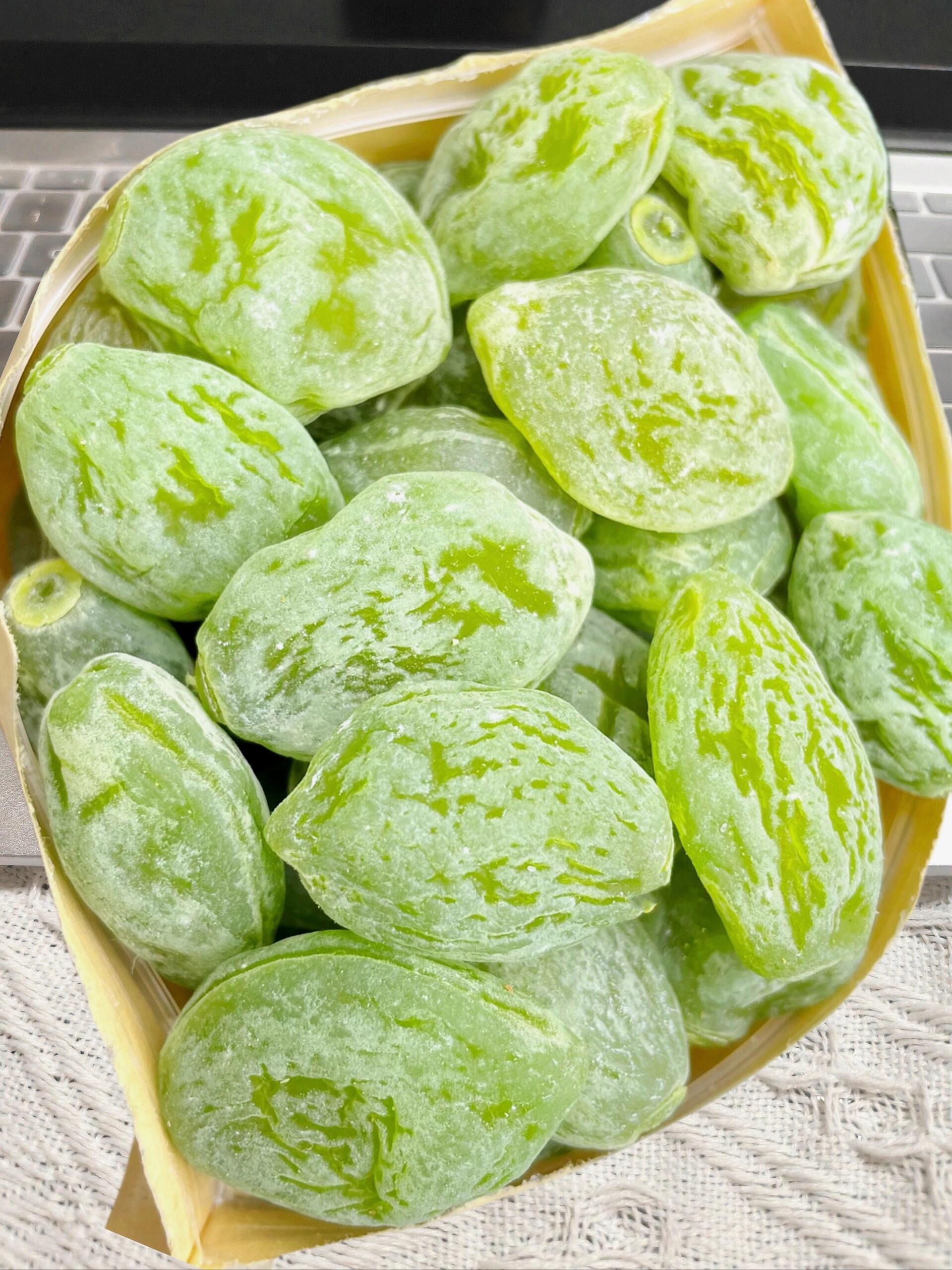 治愈心情的绿瓜子梅,酸酸甜甜超好吃!#动态流量挑战赛