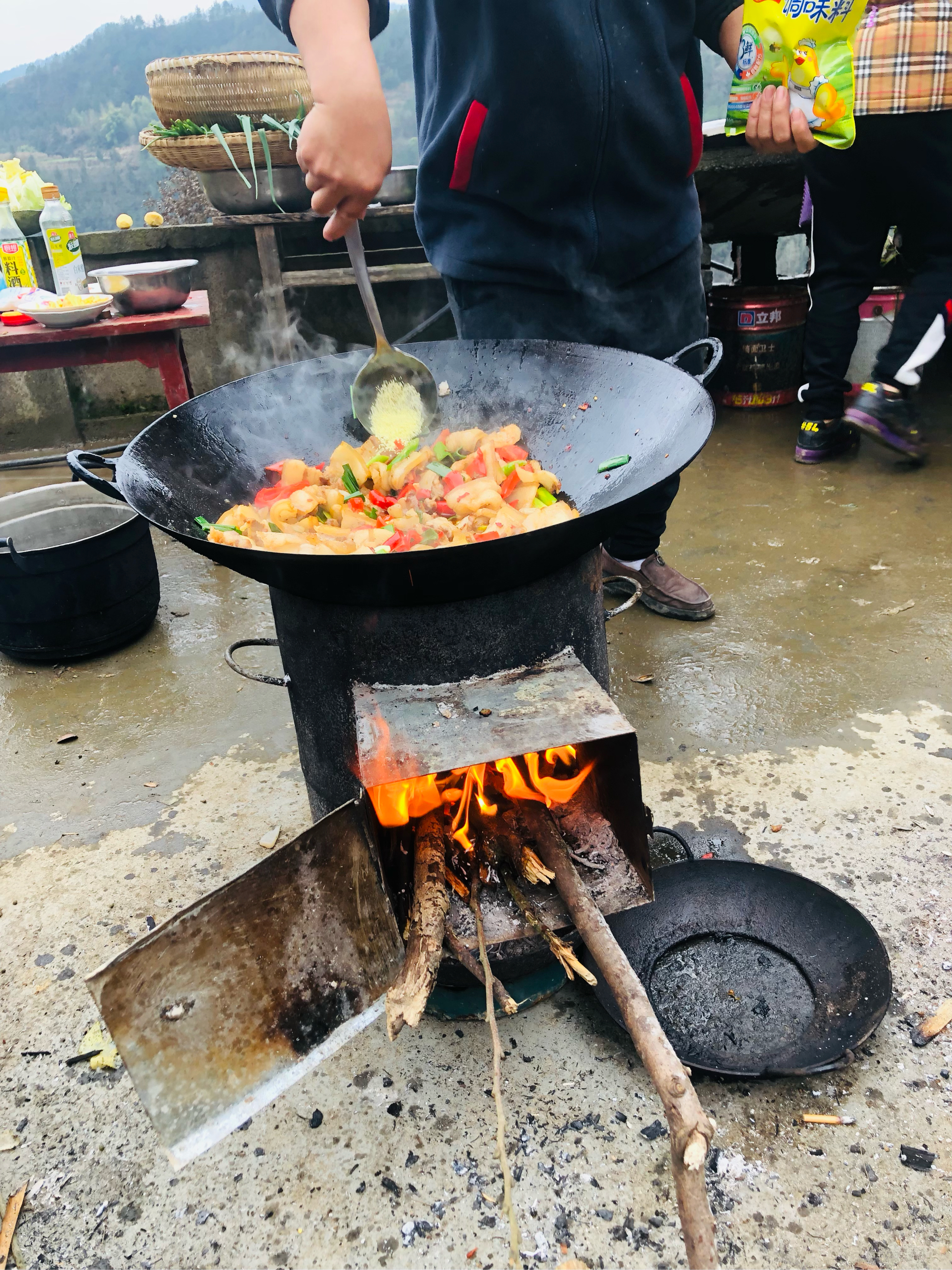 农村杀猪饭图片图片