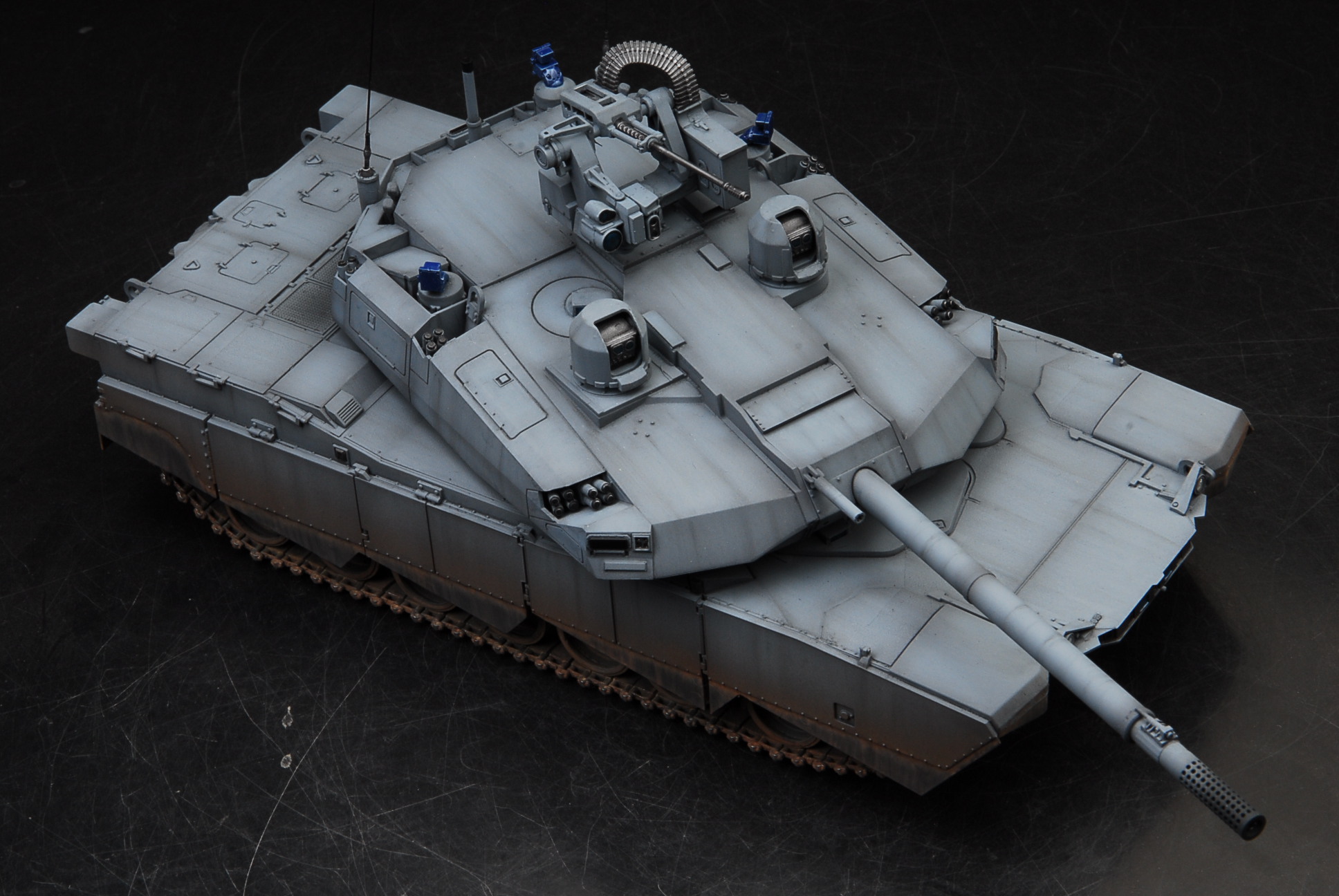 风林火山1/35美国 m1艾布拉姆斯x 坦克模型代工完成品.