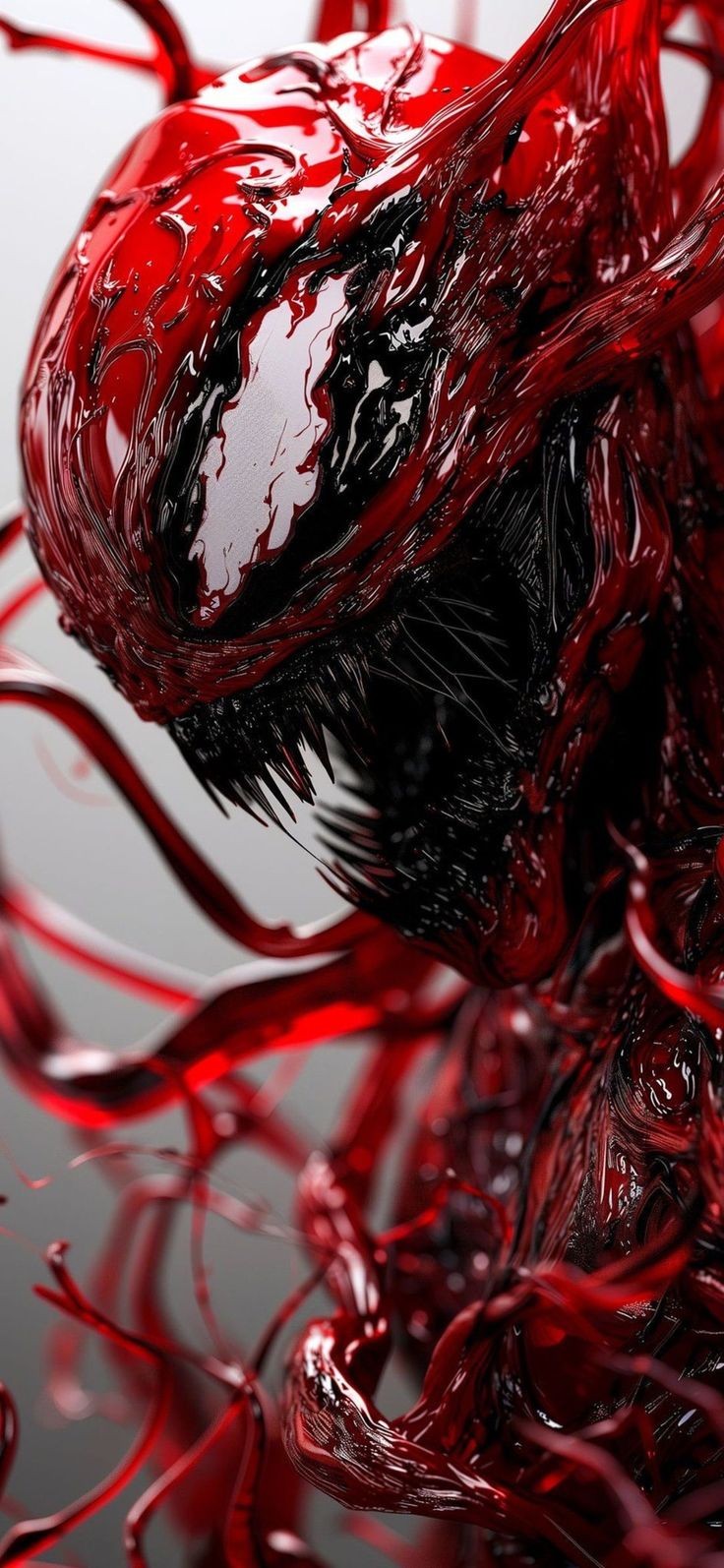 暗物质星云在它的鳞甲间流淌,液态金属般的躯体在暗夜