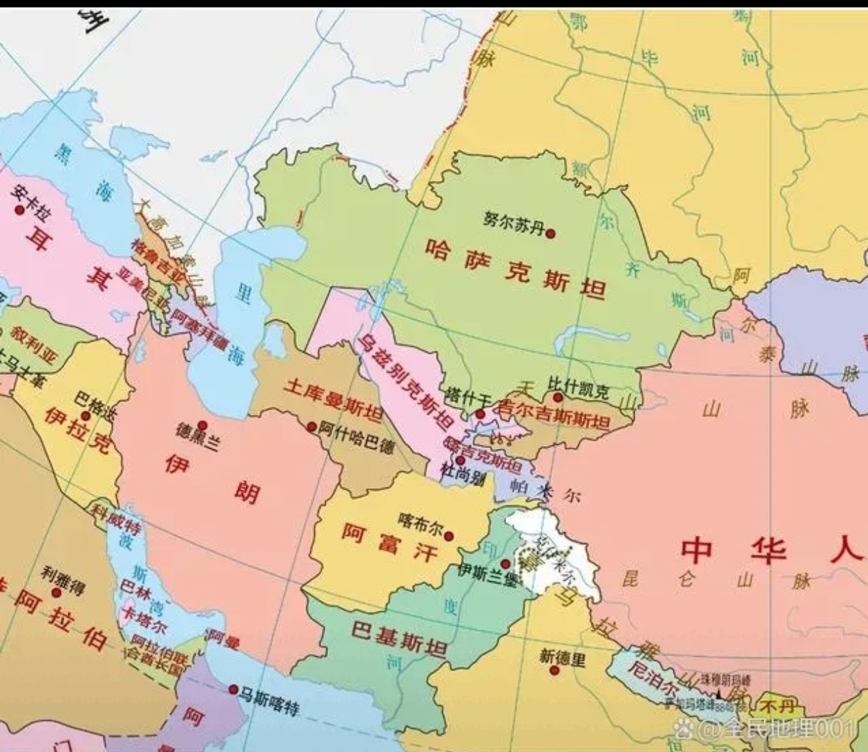 2021年9月美军从阿富汗撤军,从阿富汗塔利班掌权开始至今,东大对