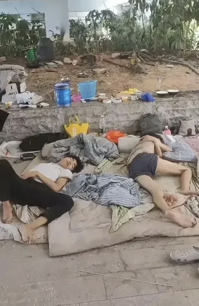 桥洞下的这块区域,白天和夜晚的用途并不相同,档期还很满.