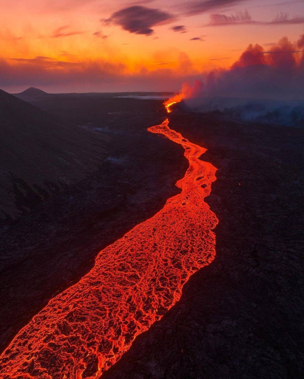 冰岛火山喷发99 676767#百度创作灵感中心