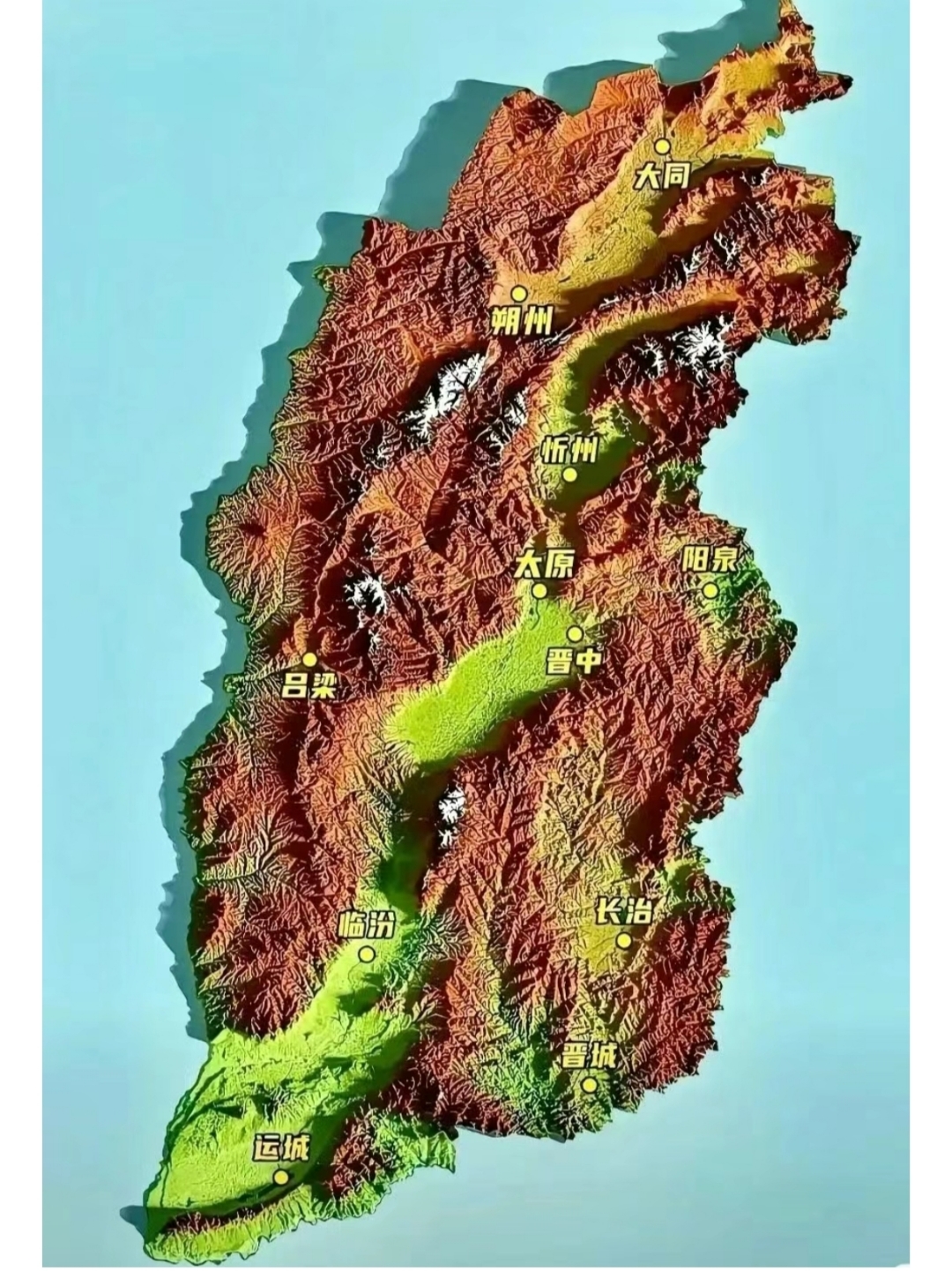 山西这地形,真适合打游击啊!就是想知道,平安县在什么位置?