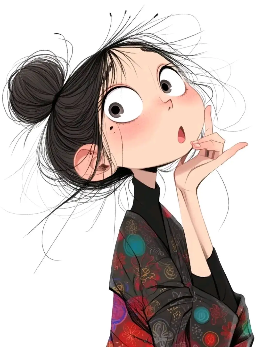 可爱的女生头像,快点换上这个头像