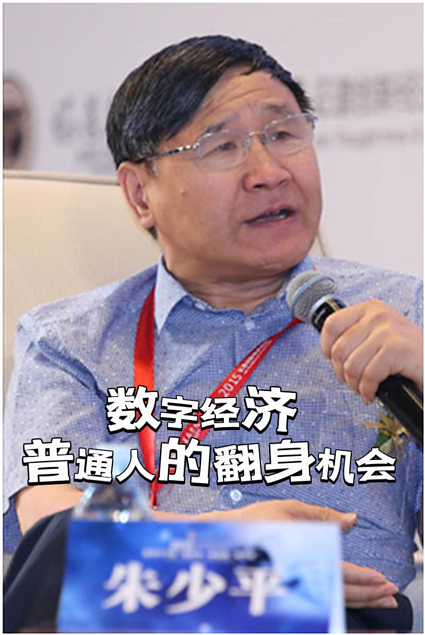 经济学家朱少平:第五次暴富机会就是数字经济!