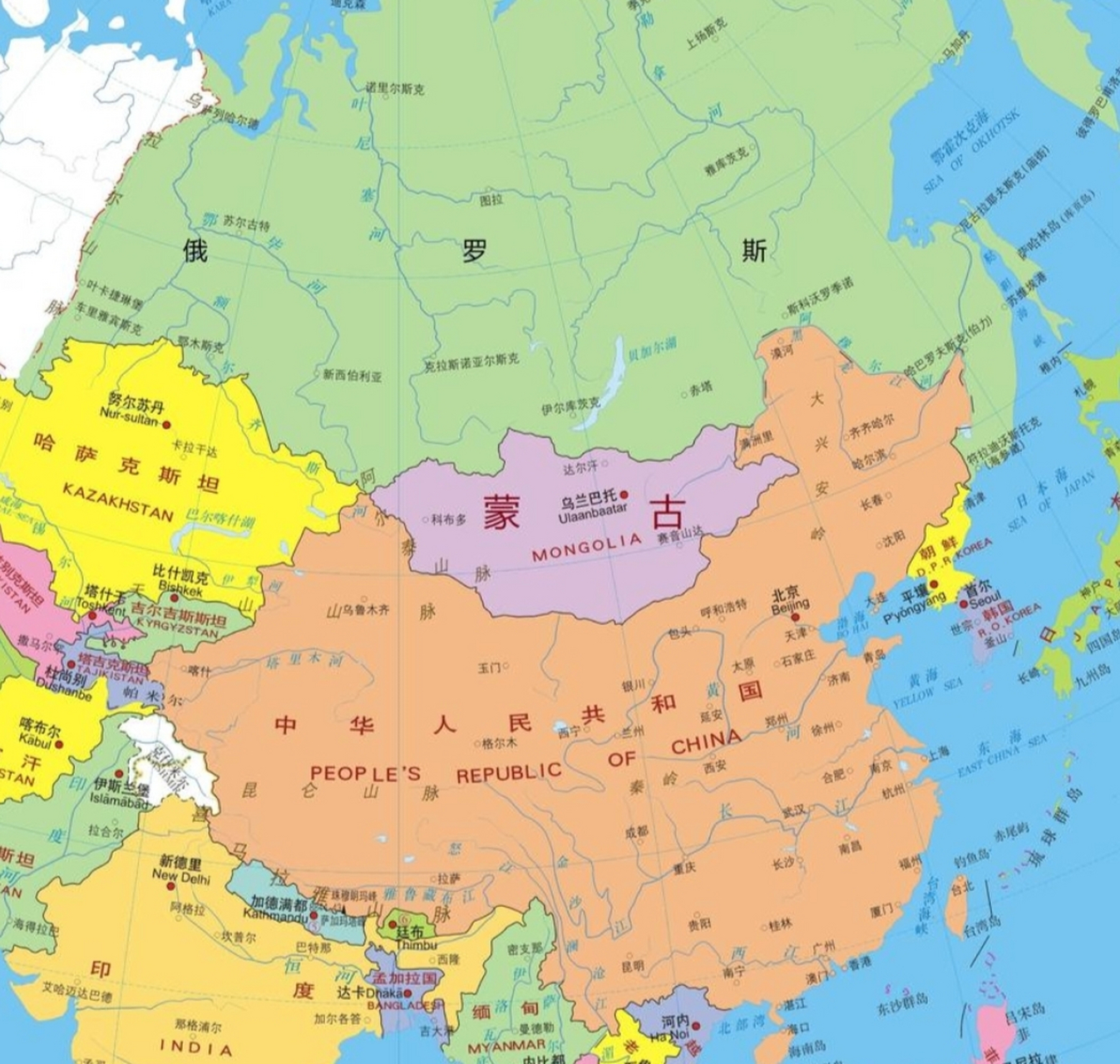 中俄边境地图边界图片