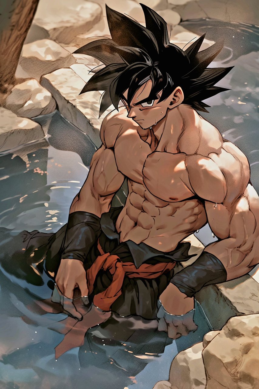 你的悟空!#肌肉# #ai绘画# #动漫头像和壁纸