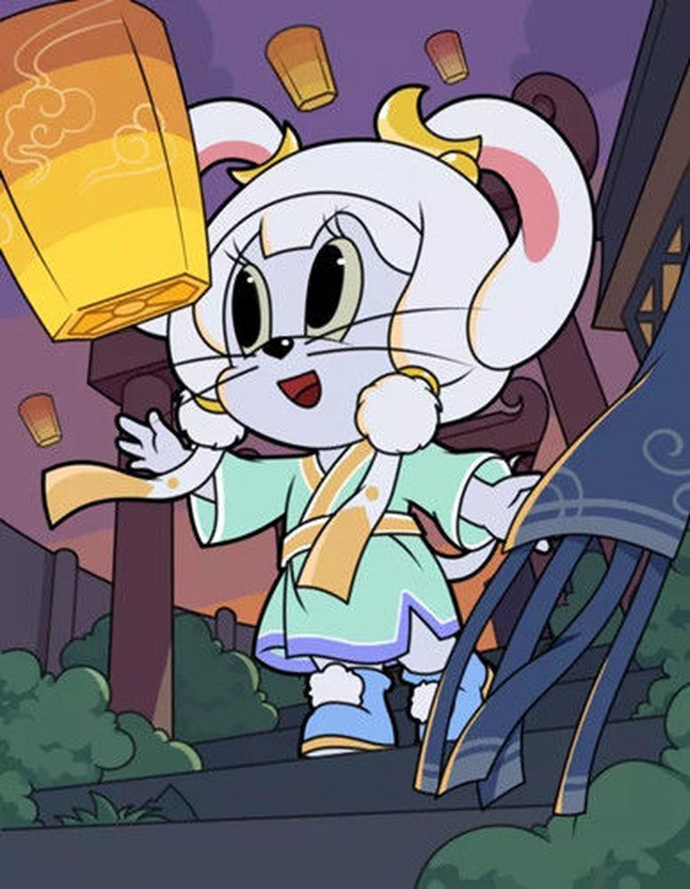 可爱的米雪儿s级皮肤升级 在猫和老鼠中!很多人应该都喜欢米雪儿!