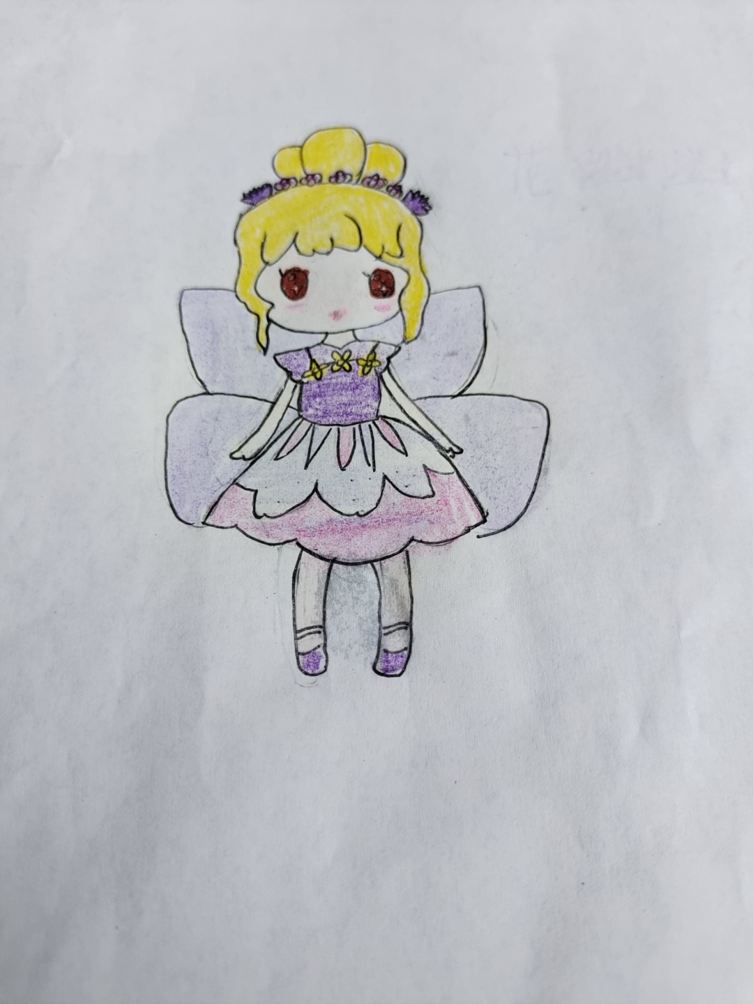 迷你世界花幽幽简笔画