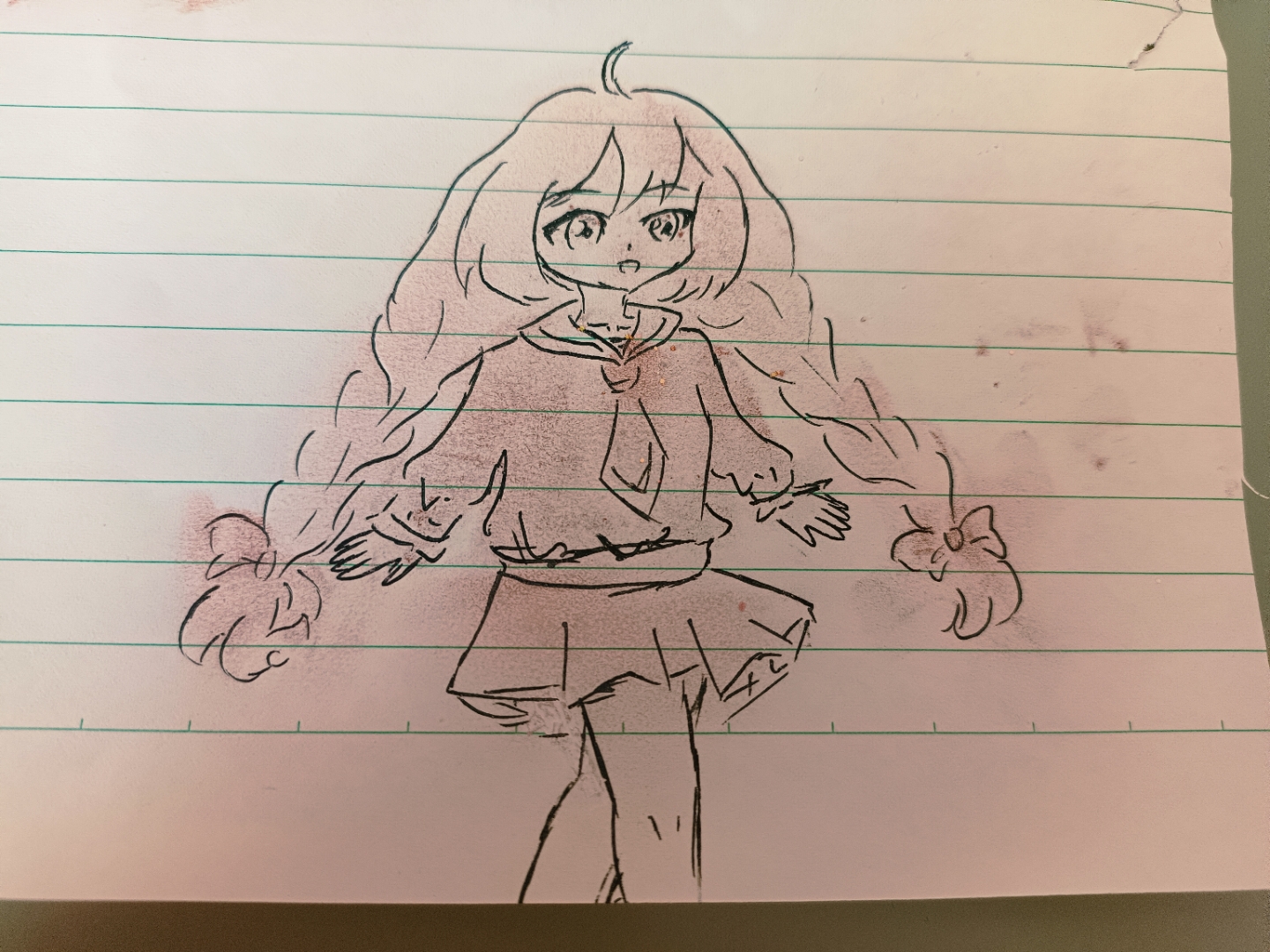 用眼影画的小爱 小花仙