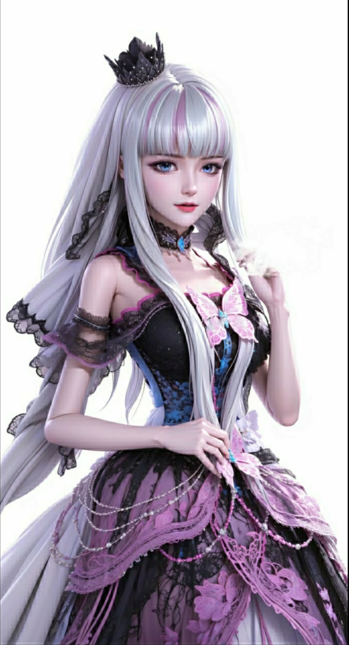 ai绘画认高泰明为主人时的白光莹