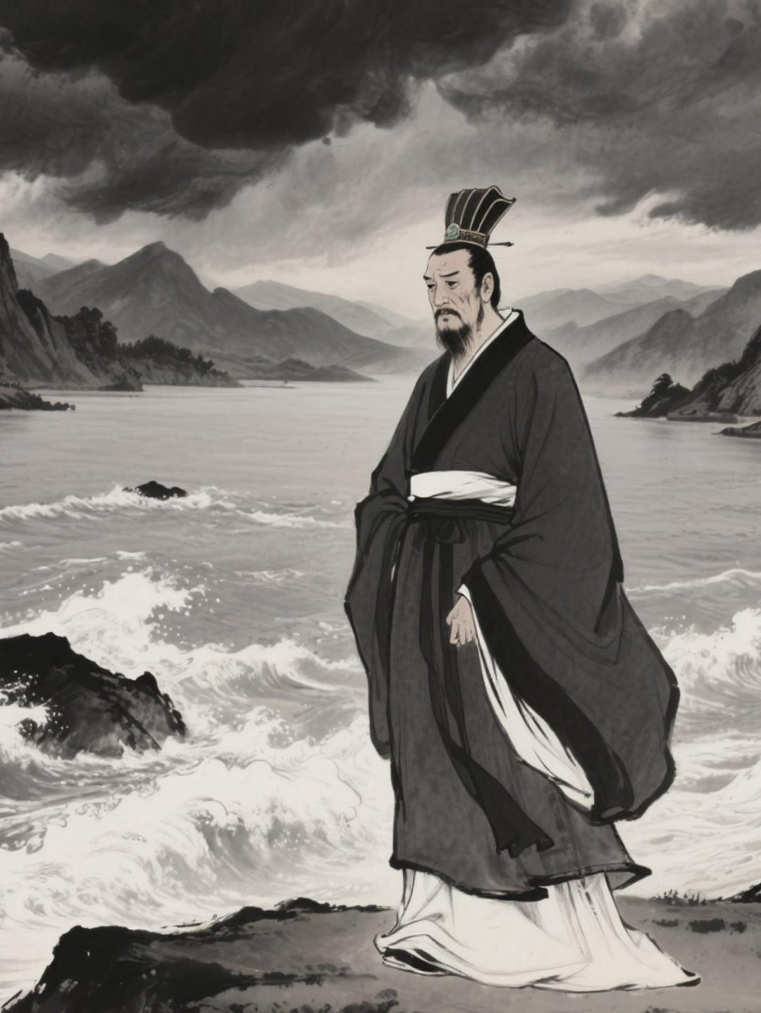 千秋忠烈,万世离骚之屈原