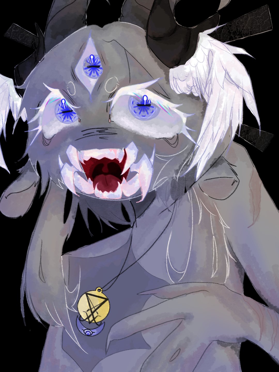 请你们为我们家小羊驻足(双手合十)/啊啊啊不中嘞厚涂好难画