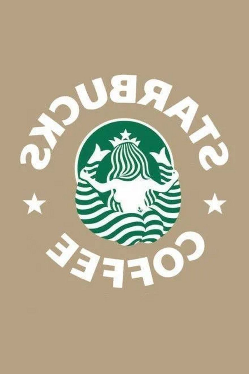 星巴克logo背后,屁屁有点翘[大笑]