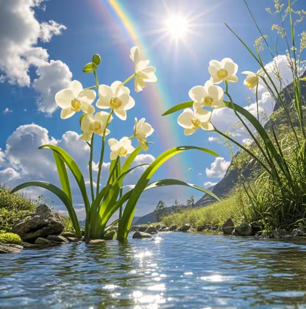 兰花头像:高贵纯洁,好运吉祥!