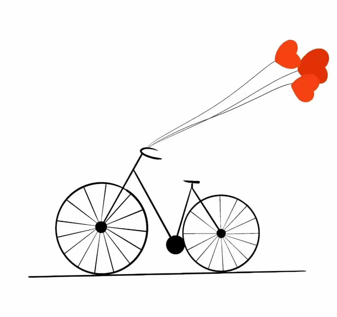一笔一划,孩子都会画的自行车简笔画,喜欢收藏备用