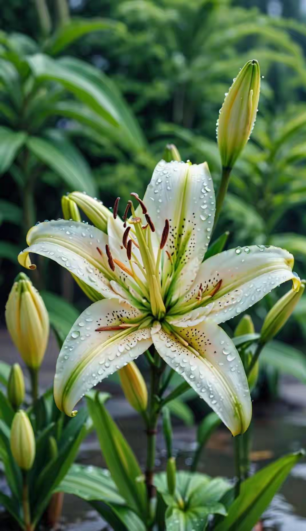 百合花开,馥郁芳香,愿所有美好不期而至