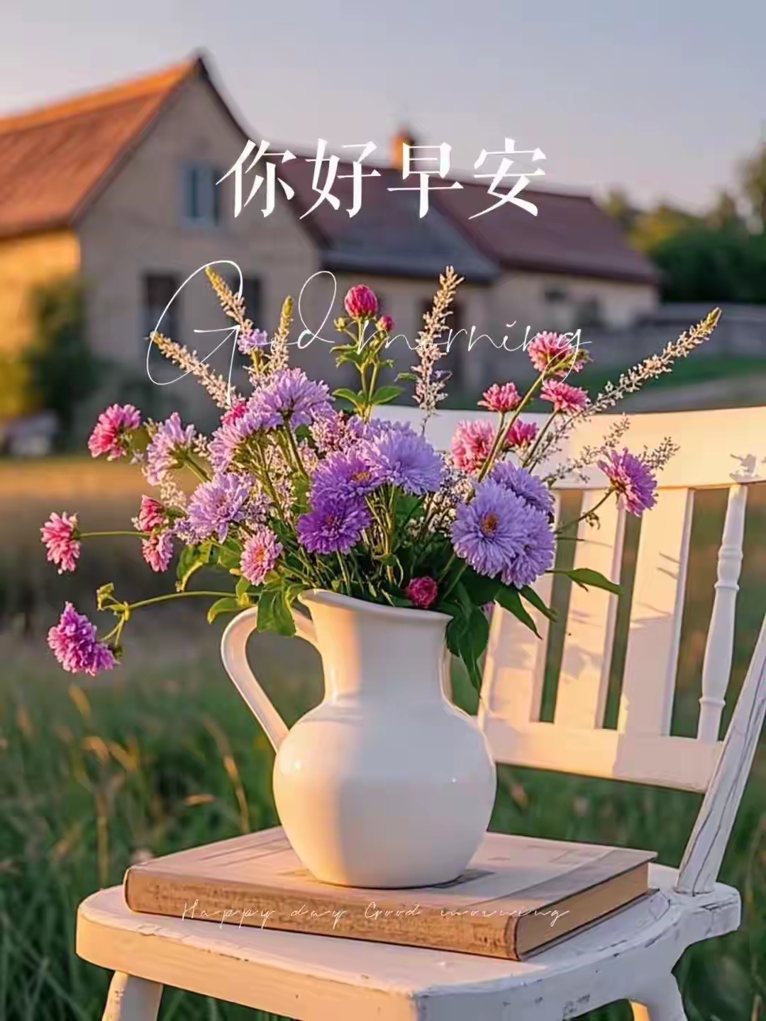 你好早安,新的一天又开始了,让我们带着微笑和活力去迎接吧!