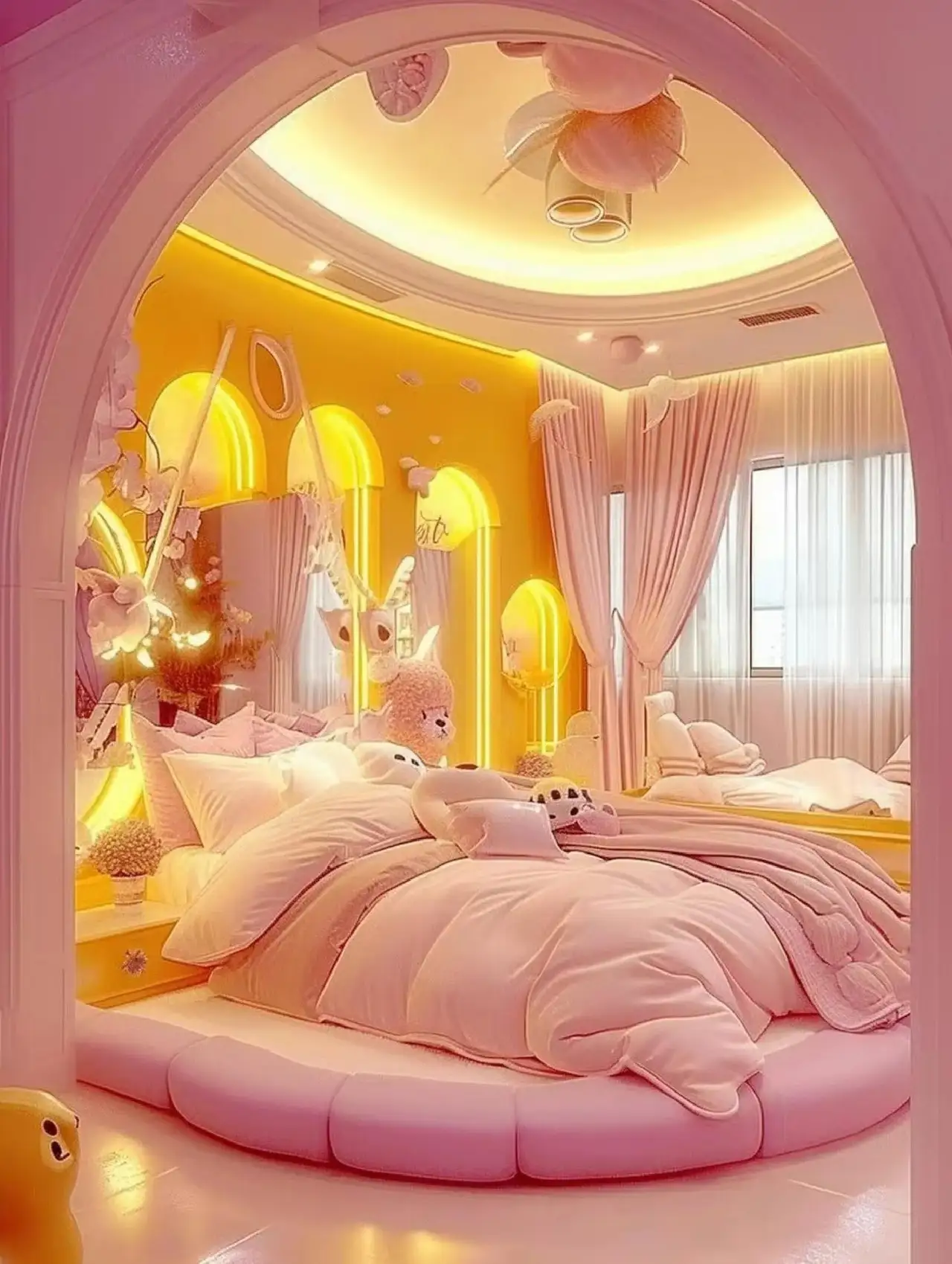 童话般的梦幻卧室,让你拥有公主梦  你喜欢哪个房间