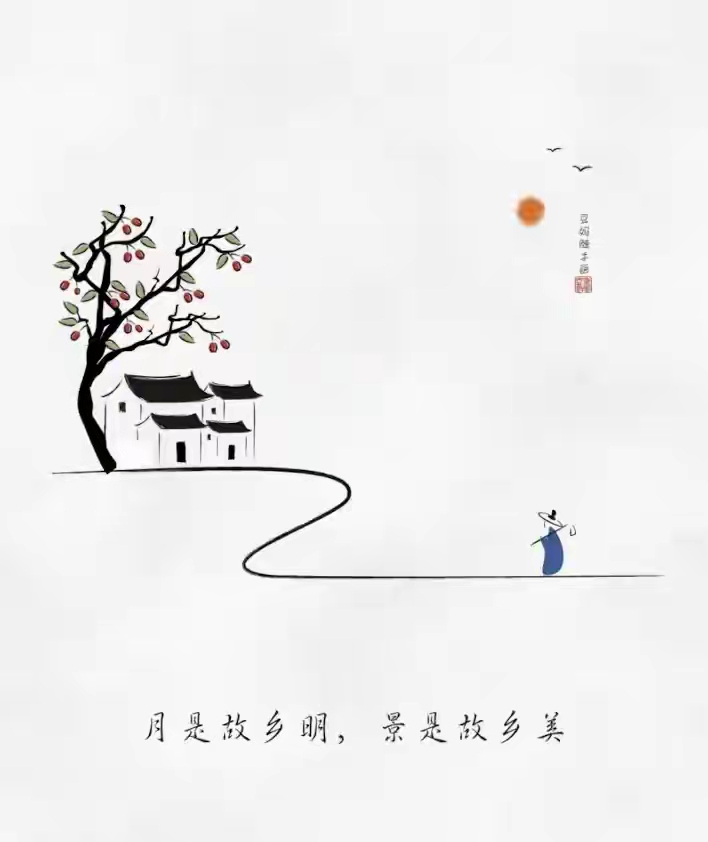 寥寥数笔,一看就会画的意境简笔画,超赞,喜欢自取2