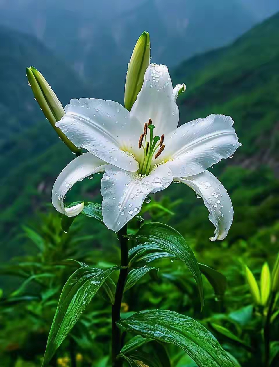 唯美百合花图片大全图片