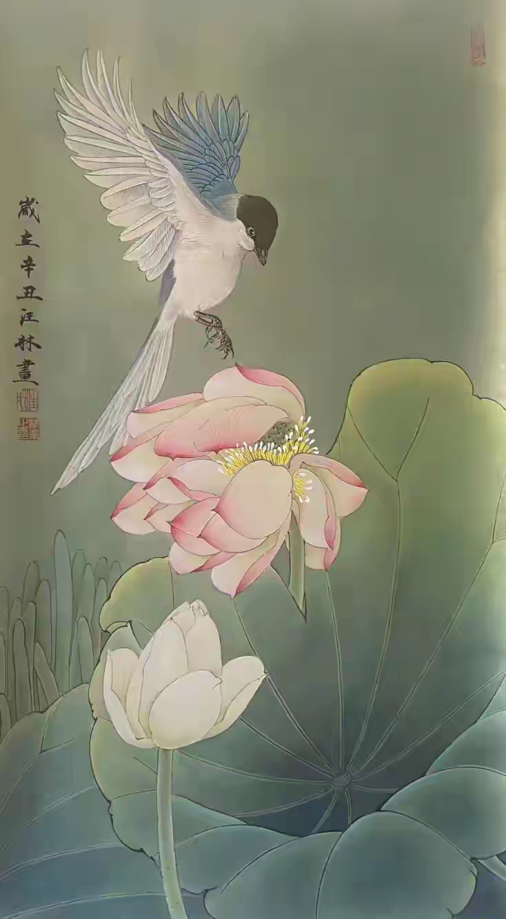 淡雅工笔画大师作品图片