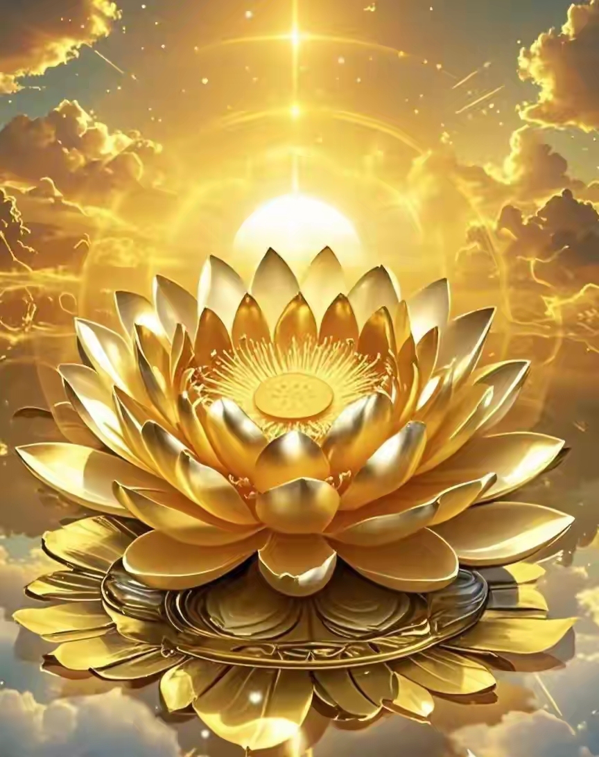 佛光金莲,见者好运连连!