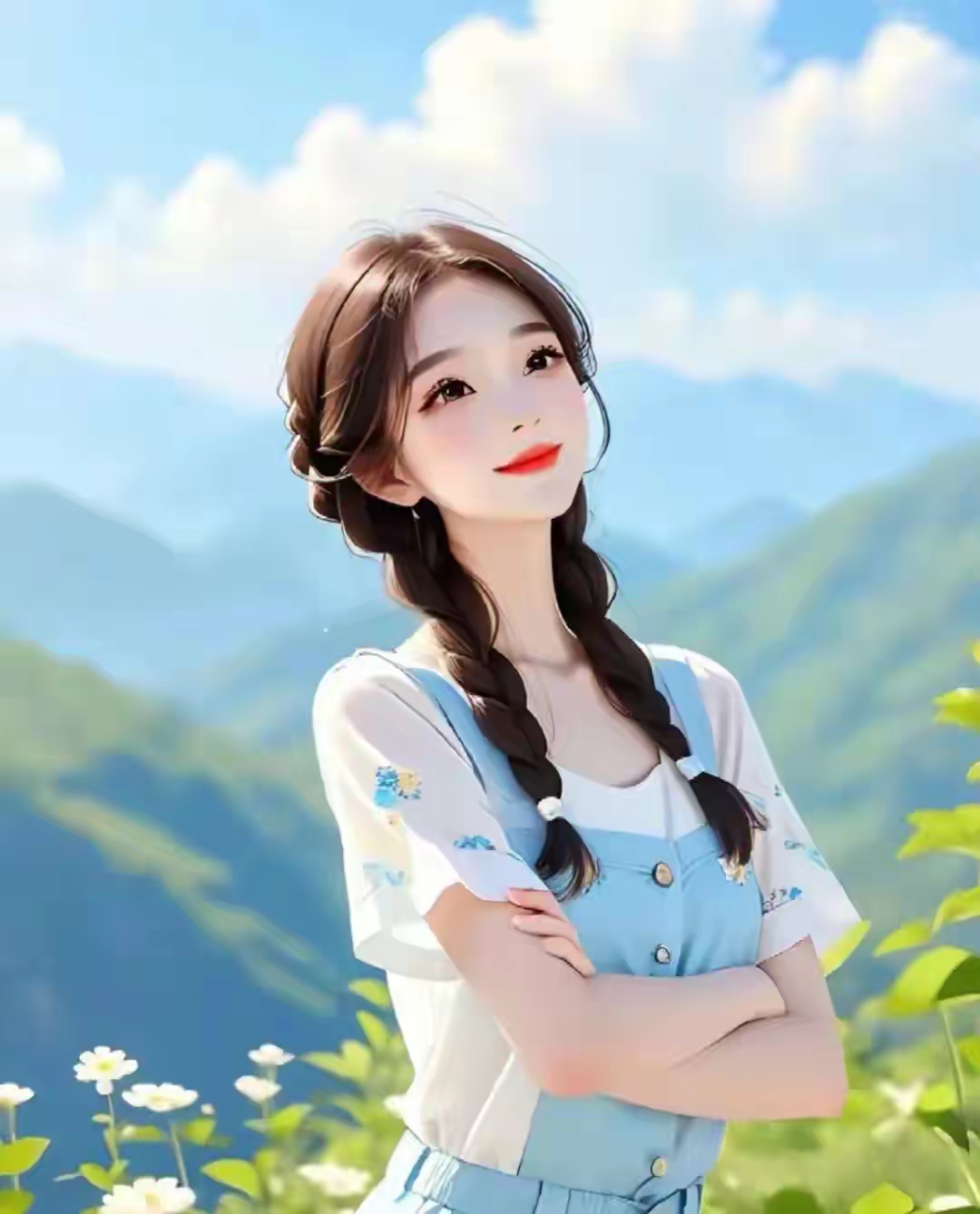 邻家女孩头像︳走过,经过,还是平淡最美.