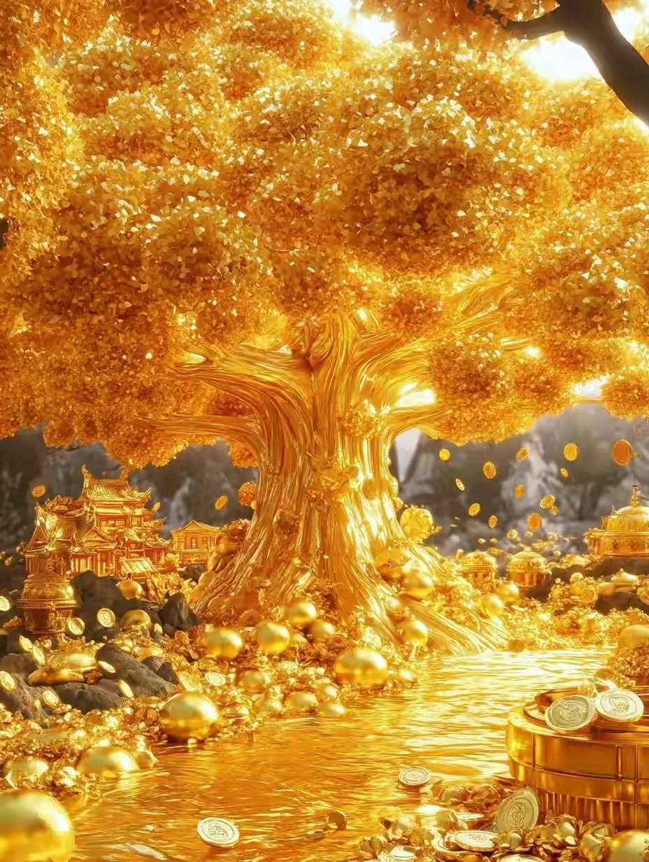 黄金树|财源滚滚,事业双收,好运连连!