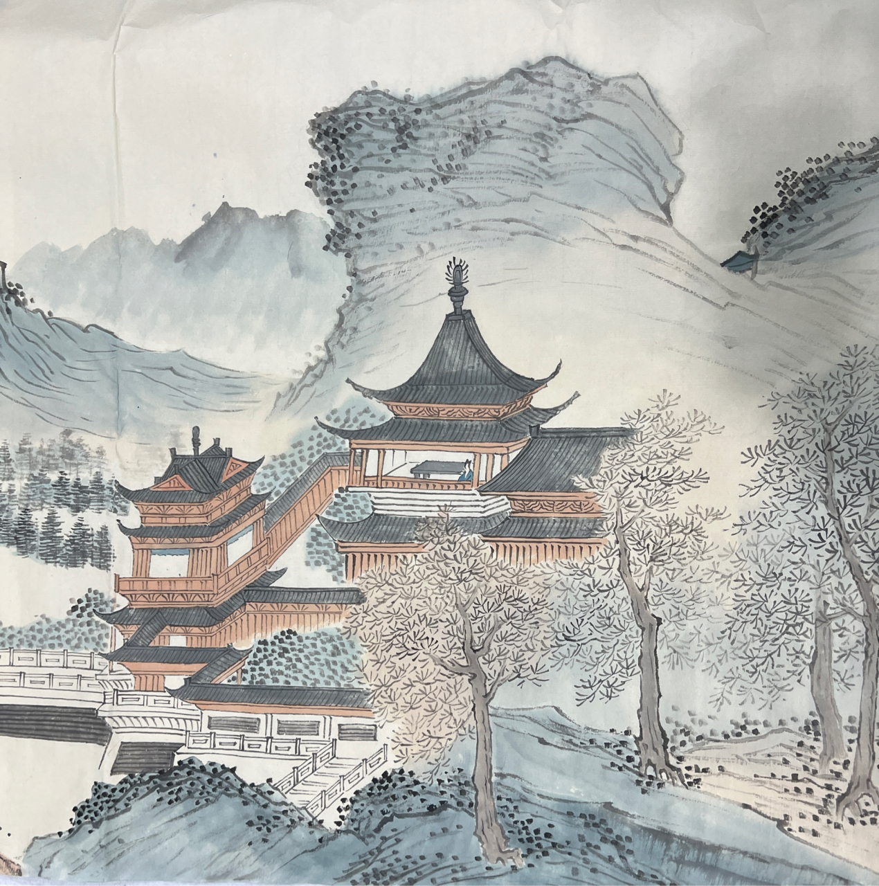 临溥儒山水长卷
