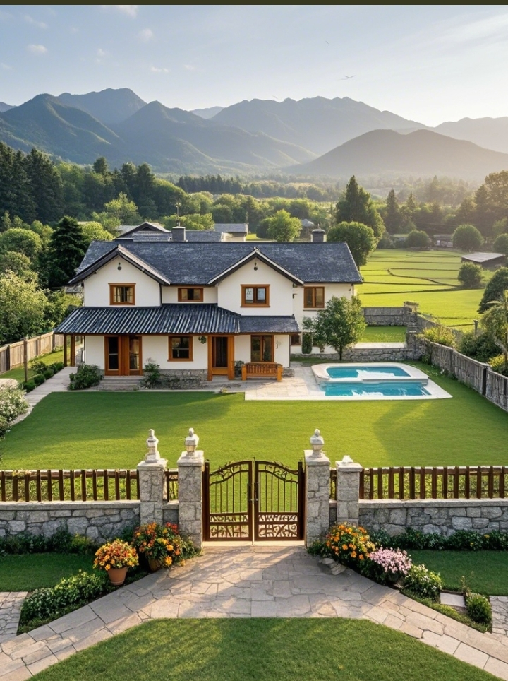 于这周末,让明媚的阳光与惬意的泳池成为你美好心情的起点,在别墅的