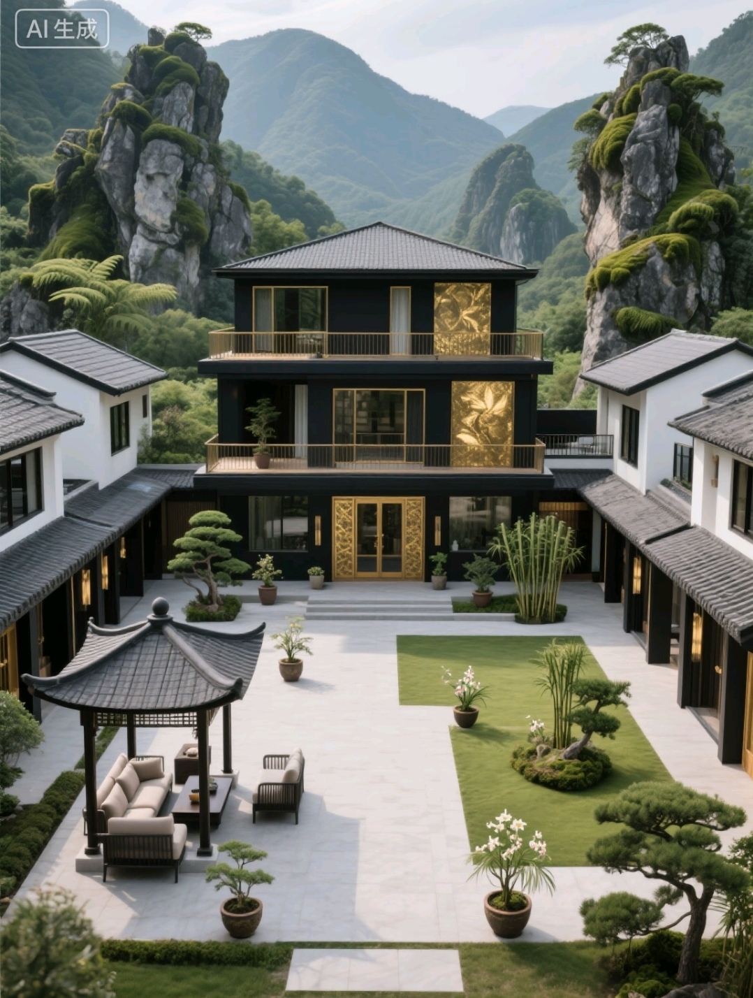 哇,这周末去山里避避暑真是太舒服了,这家的装修风