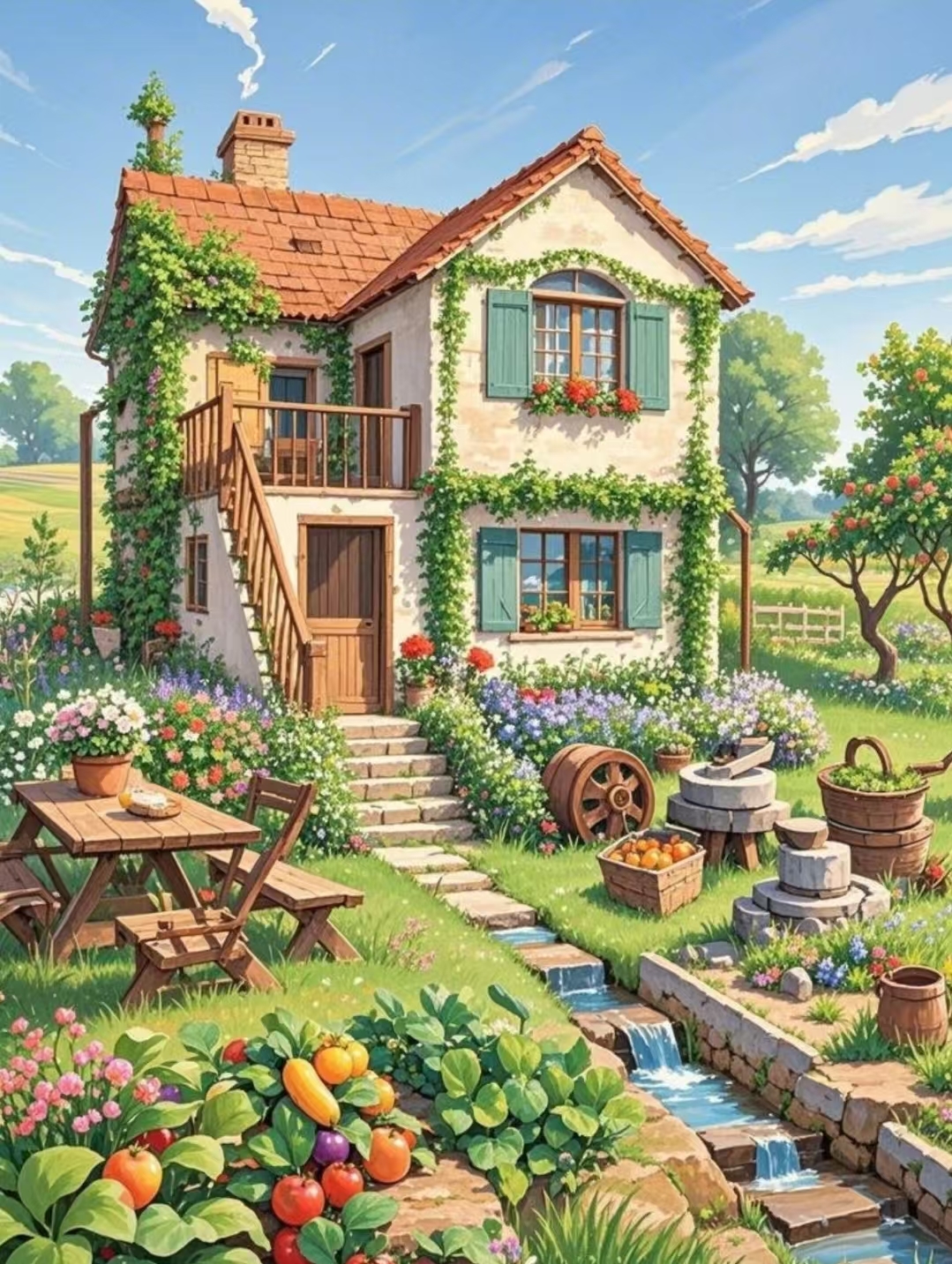 让周末的愉悦从这幅田园美景中悠然绽放!置身其中,心随景动,乐自心生