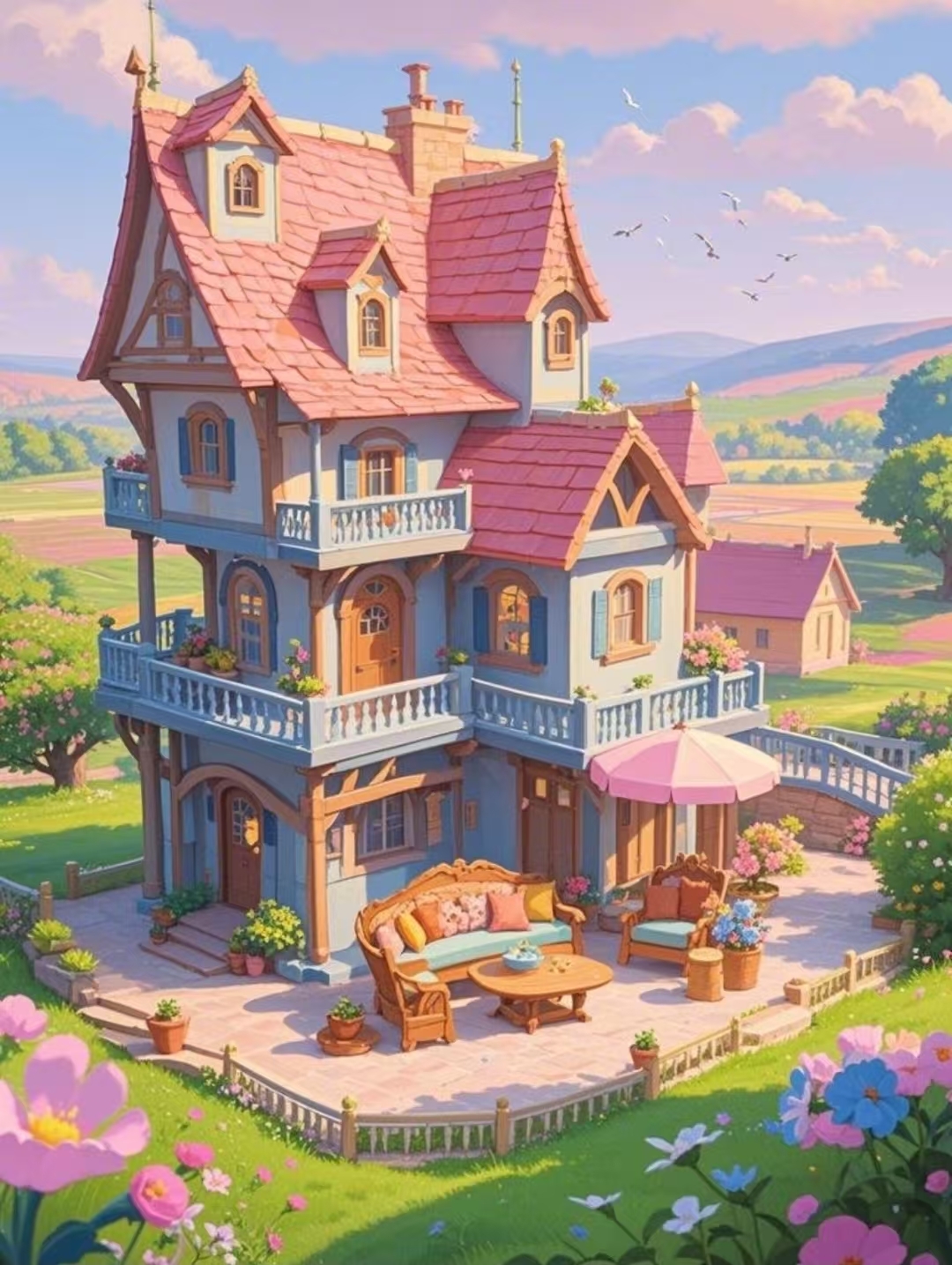 周末好时光,就该宅在家欣赏这幅风景画般的别墅,和心爱的人一起享受