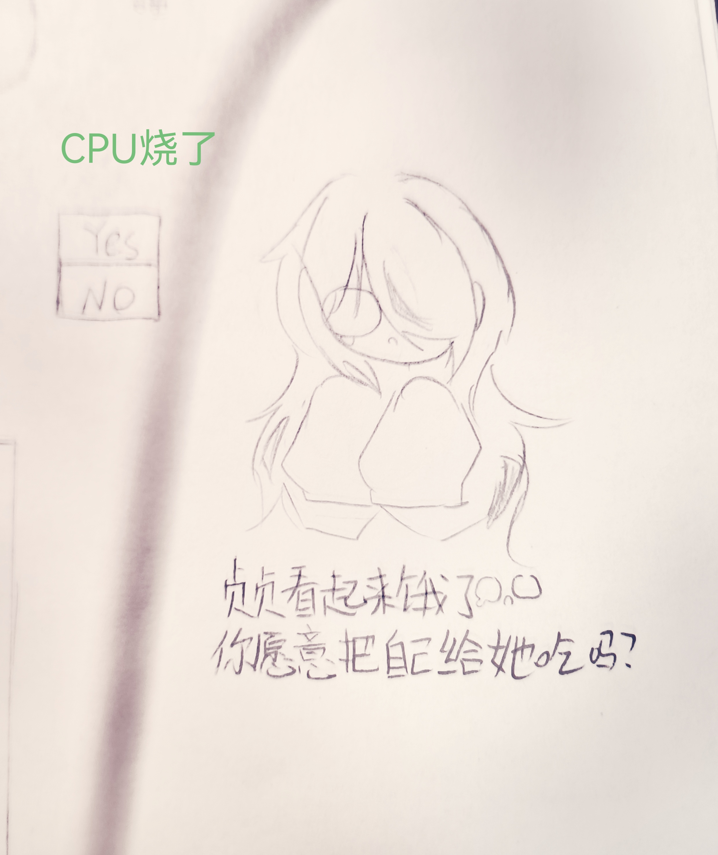 把贞子做成了自设. 可爱炸了(//63//)手欠画了眼睛.