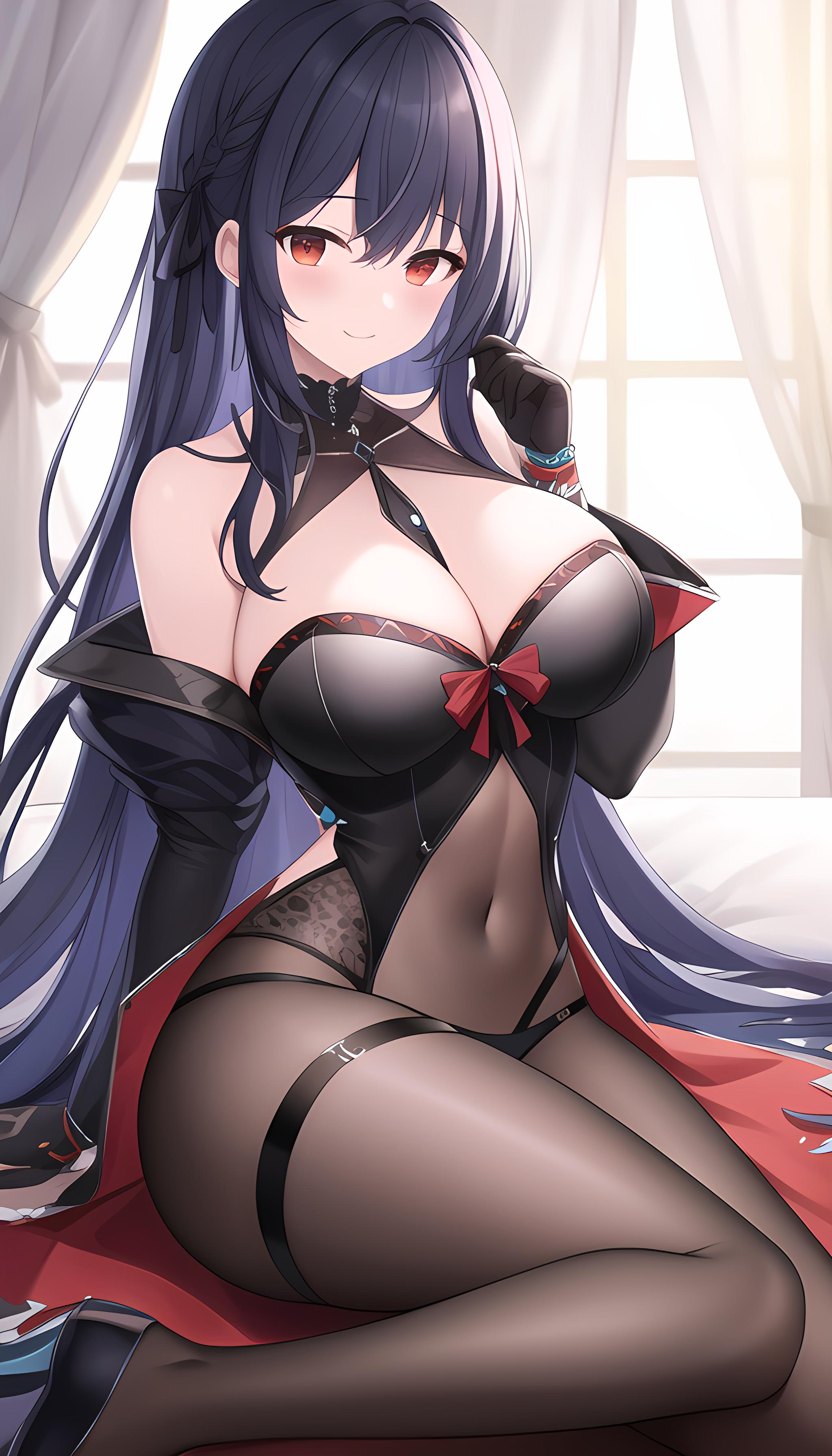 黑色禁欲,黑丝魅惑,性感二次元动漫壁纸分享,么么么么么#动漫壁纸